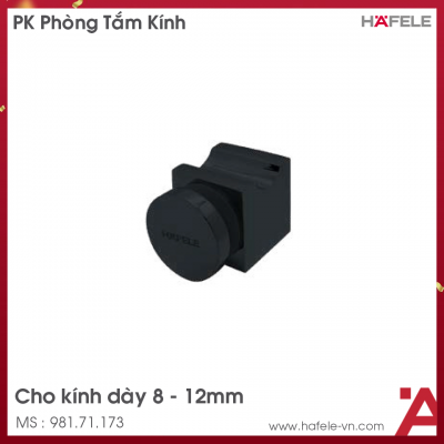Tay Nắm Cho Cửa Kính Màu Đen Hafele 981.71.173