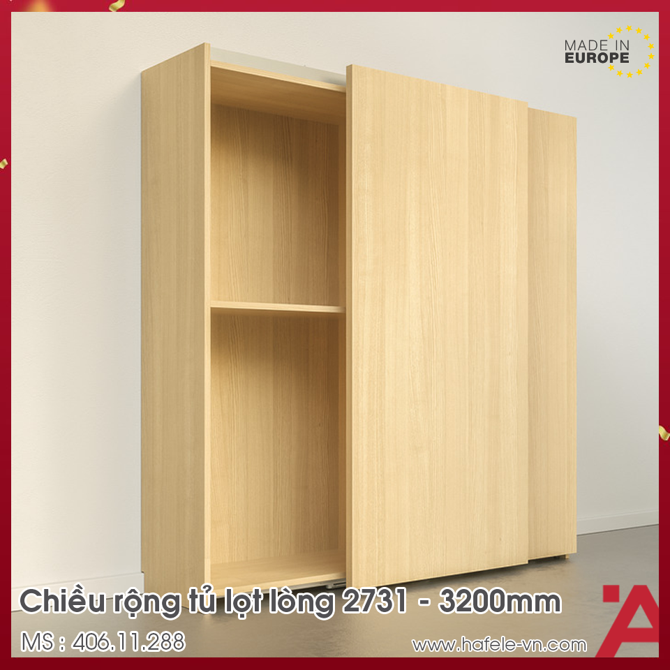 Phụ Kiện Cửa Trượt Bằng Mặt M 50F FB Hafele 406.11.288