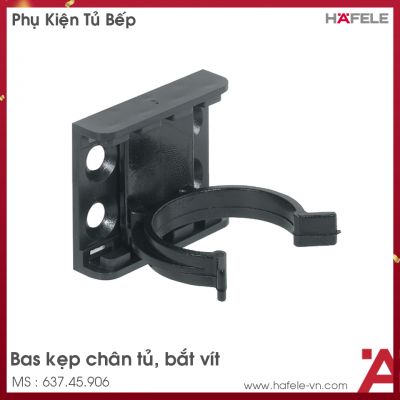 Bas Kẹp Chân Tủ Bắt Vít Hafele 637.45.906