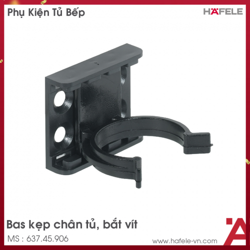 Bas Kẹp Chân Tủ Bắt Vít Hafele 637.45.906