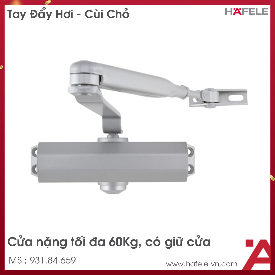 Thiết Bị Đóng Cửa Tự Động 60Kg DCL11 Hafele 931.84.659
