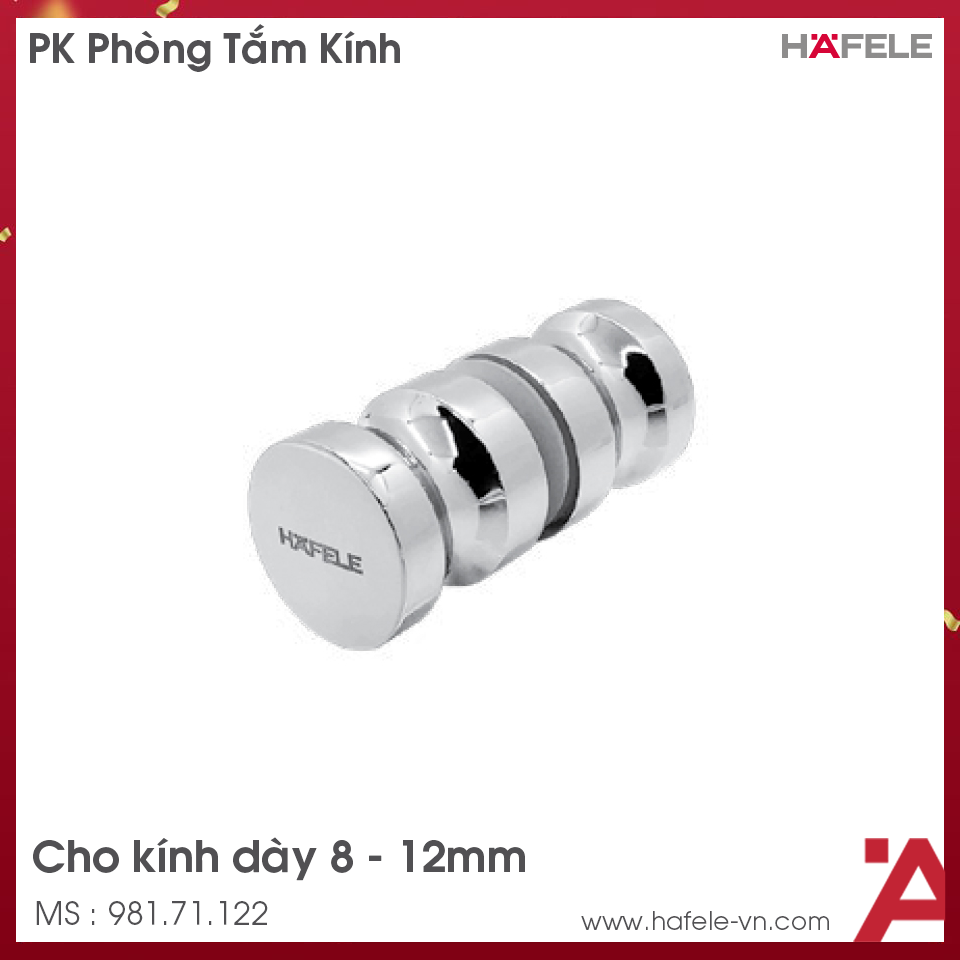 Tay Nắm Phòng Tắm Kính Hafele 981.71.122