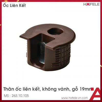 Thân Ốc Liên Kết Cho Gỗ Dày Từ 19mm Hafele 263.10.105