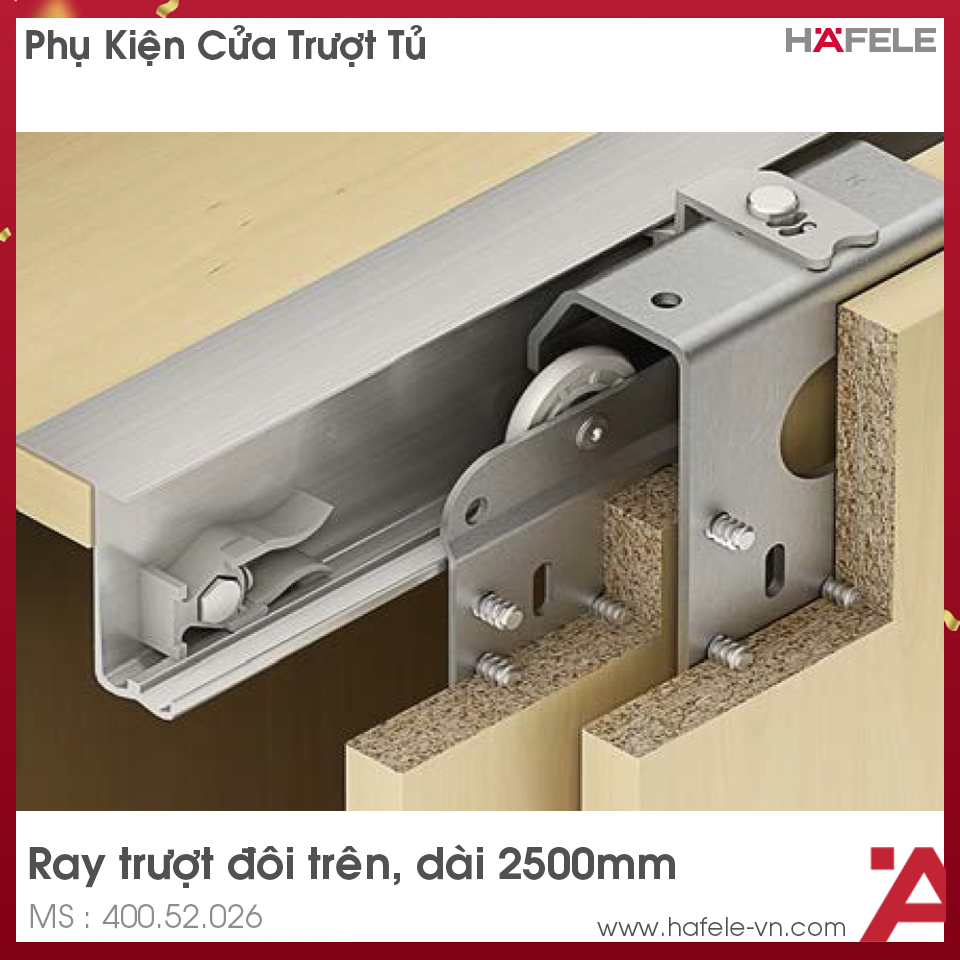 Thanh Trượt Trên 2500mm Hafele 400.52.026