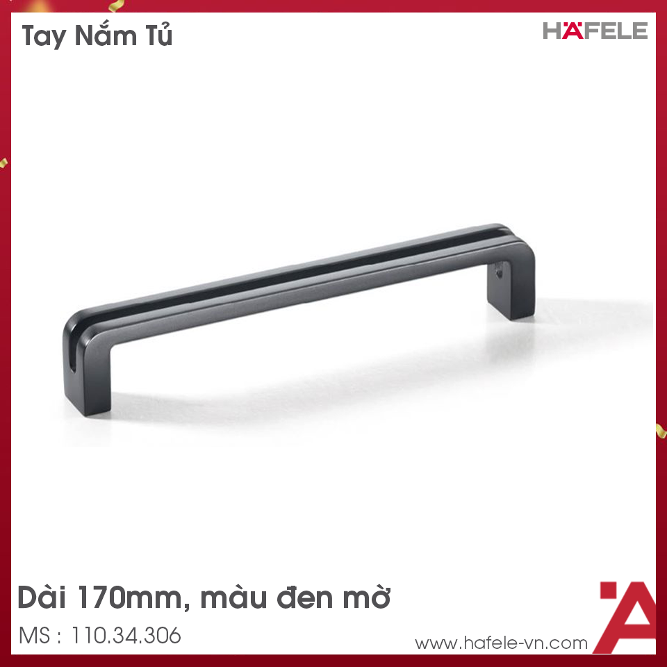 Tay Nắm Tủ H1310 D170mm Hafele 110.34.306