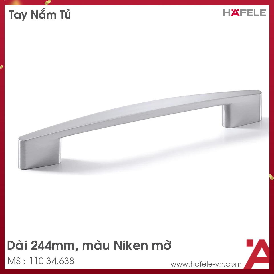 Tay Nắm Tủ 244mm H1350 Hafele 110.34.638