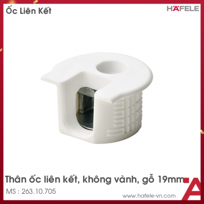 Vỏ Nối Cho Gỗ Dày 19mm Hafele 263.10.705