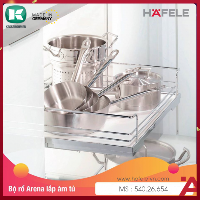 Rổ Kéo Lọt Lòng 450mm Hafele 540.26.654