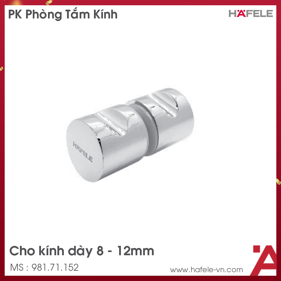 Tay Nắm Phòng Tắm Kính Hafele 981.71.152