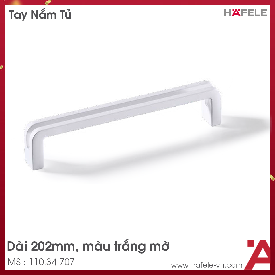 Tay Nắm Tủ 202mm H1310 Hafele 110.34.707