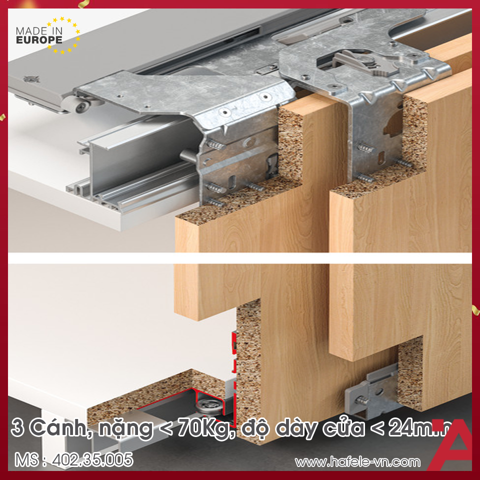 Phụ Kiện Cửa Trượt Slido Classic 70 VF A Hafele 402.35.005