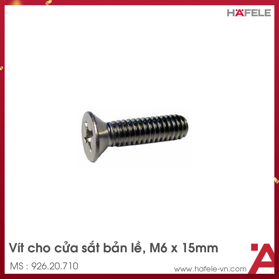 Vít Dùng Cửa Thép Cho Bản Lề Hafele 926.20.710