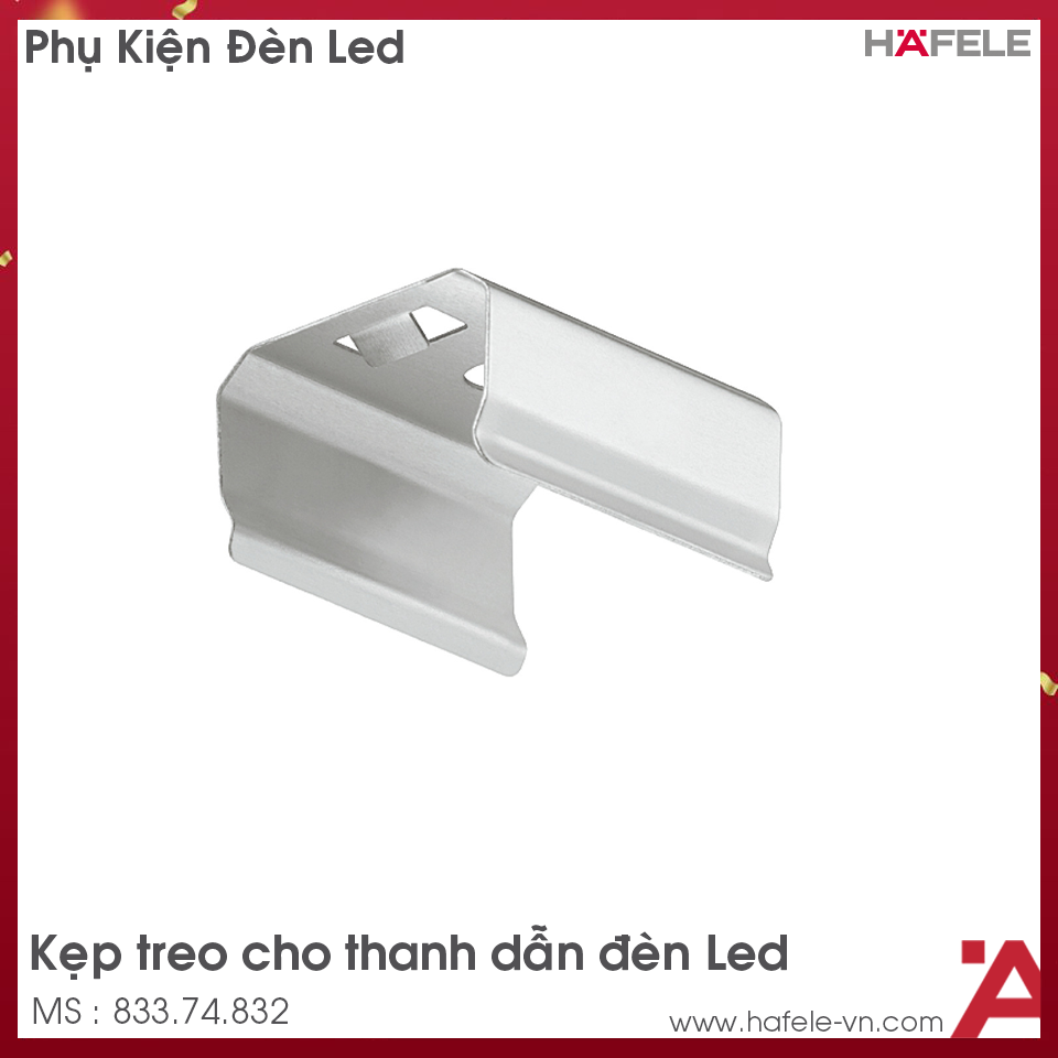 Kẹp Treo Cho Thanh Dẫn Đèn Led Hafele 833.74.832