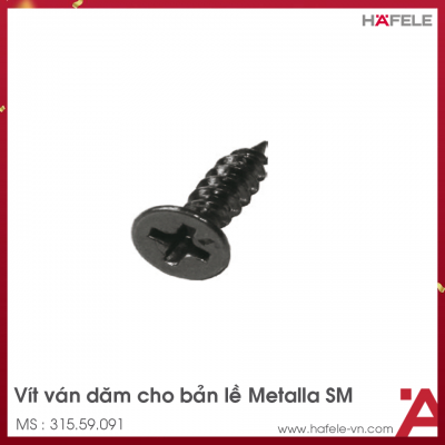 Vít Đen 4 x 15.5mm Hafele 315.59.091