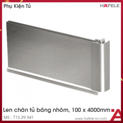 Len Chân Tủ Bằng Nhôm 4000mm Hafele 713.29.941