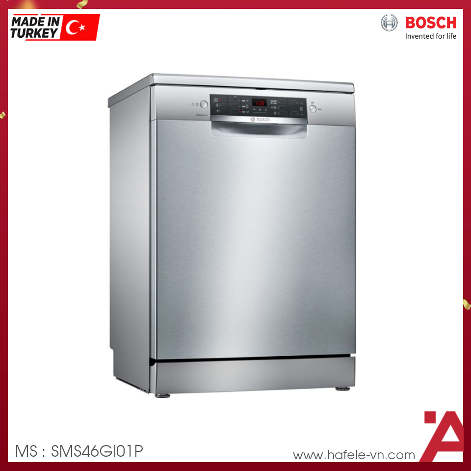 Máy Rửa Bát Độc Lập Bosch SMS46GI01P