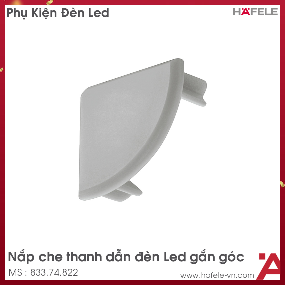 Nắp Che Cho Thanh Nhôm Gắn Góc Hafele 833.74.822