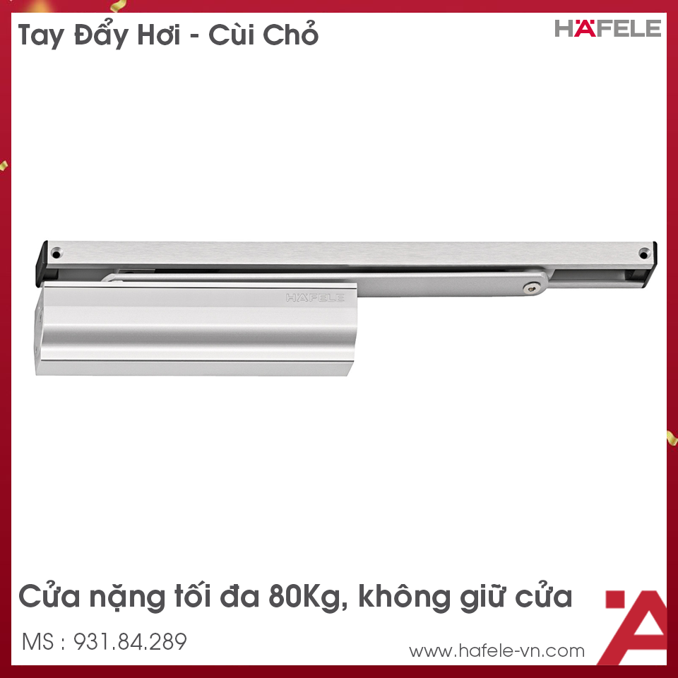 Thiết Bị Đóng Cửa Tự Động 80Kg DCL83 Hafele 931.84.289