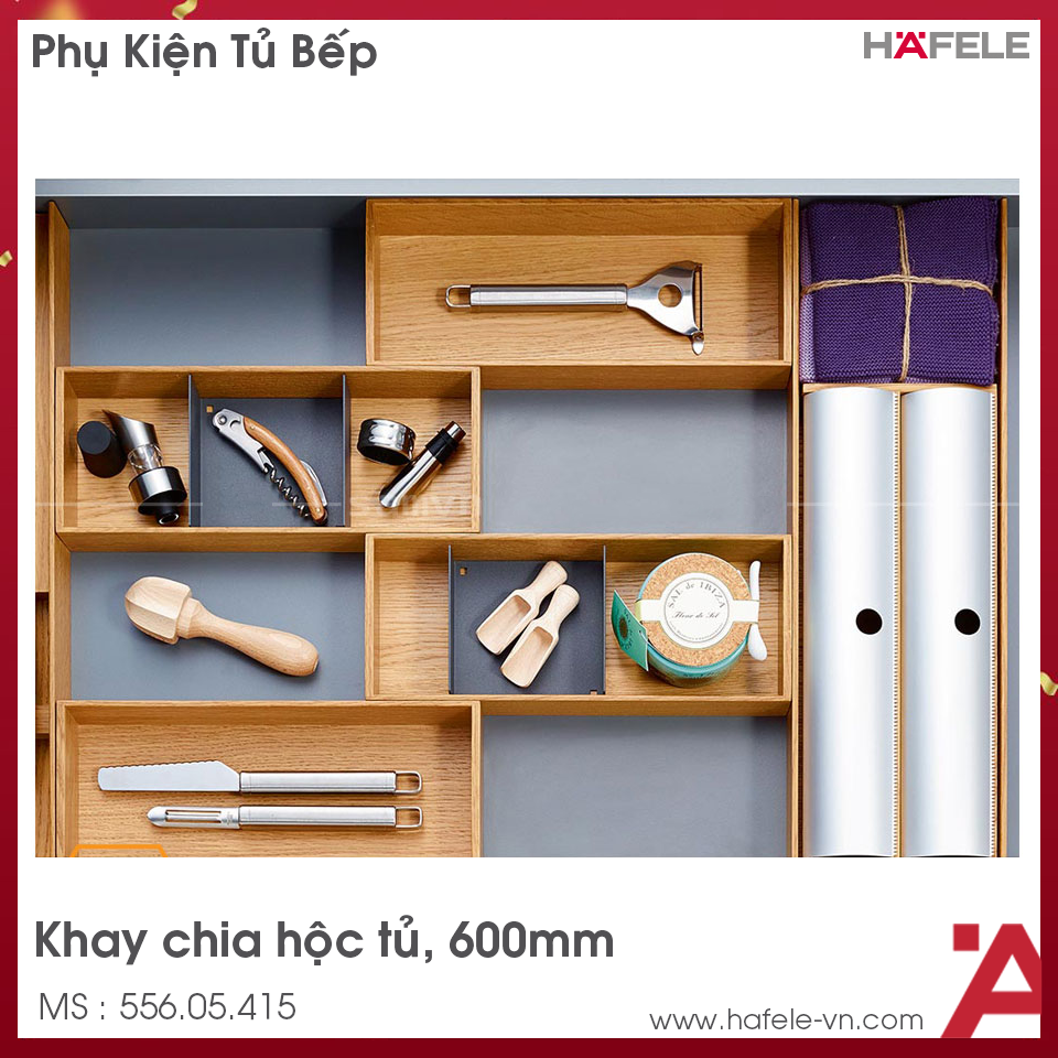 Phụ Kiện Fineline Cho Hộc Tủ R600mm Hafele 556.05.415