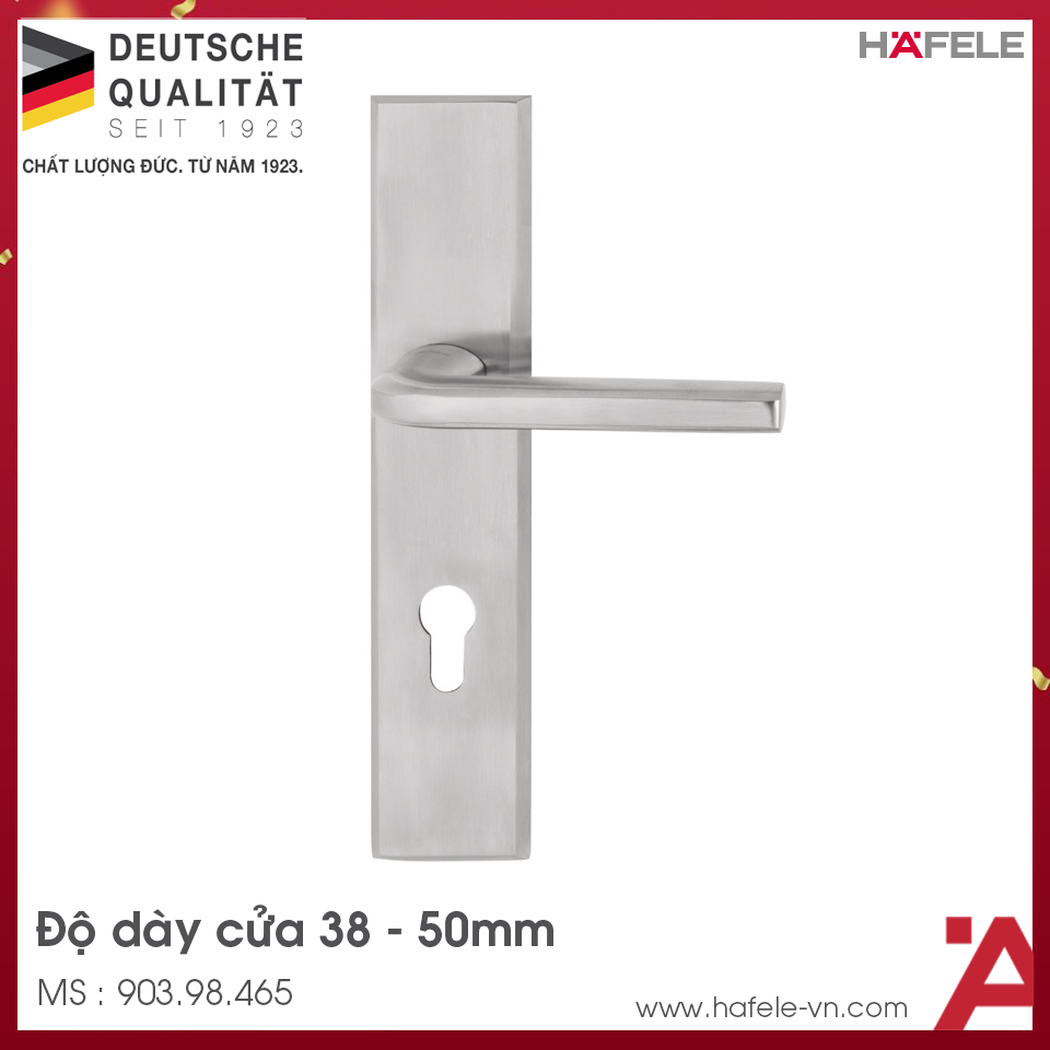 Tay Nắm Gạt Đế Dài C/C 72mm Hafele 903.98.465