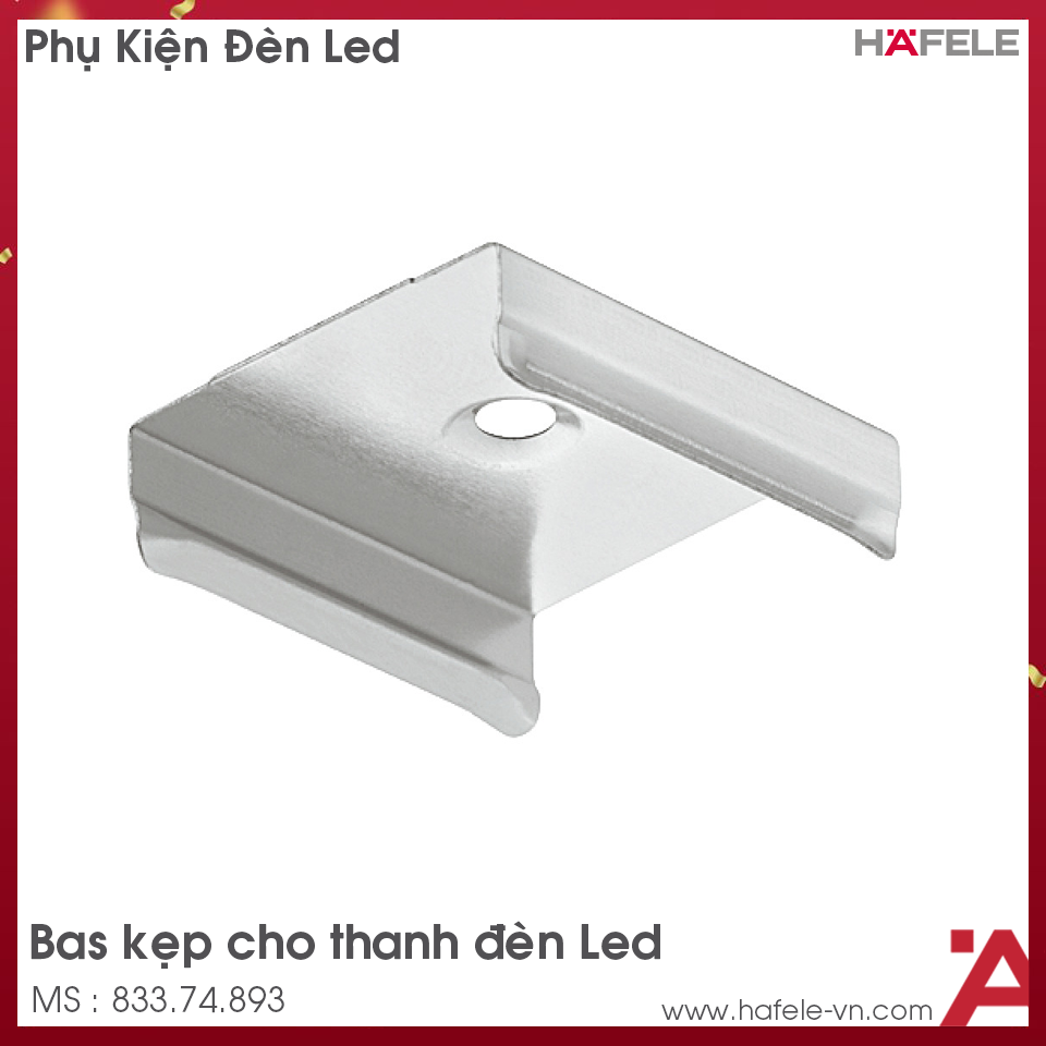 Kẹp Treo Thanh Dẫn Đèn Led Hafele 833.74.893