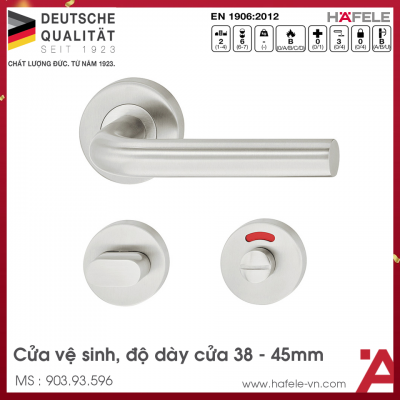 Tay Nắm Gạt Cửa Vệ Sinh Hafele 903.93.596