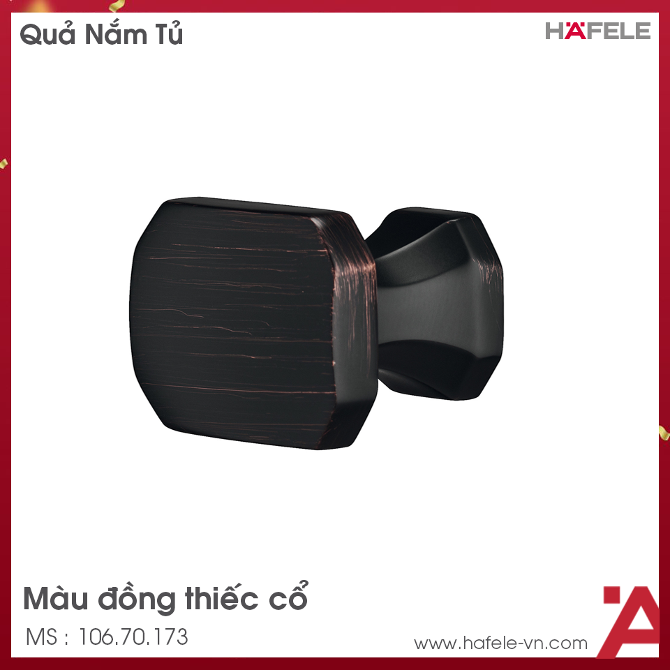 Quả Nắm Tủ H2185 Hafele 106.70.173