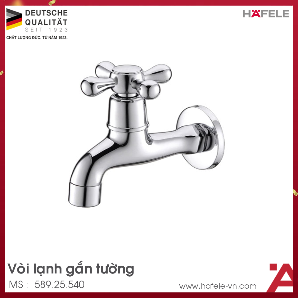Vòi Lạnh Gắn Tường Hafele 589.25.540