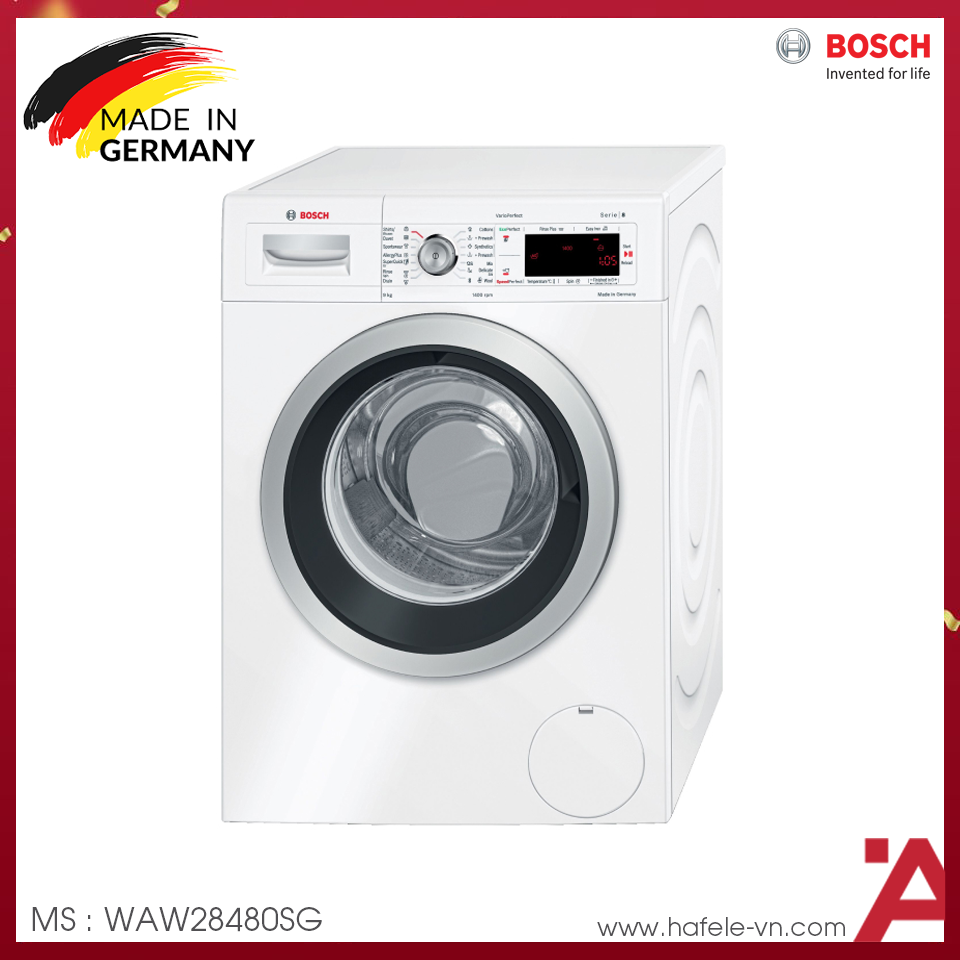 Máy Giặt 9Kg Bosch WAW28480SG