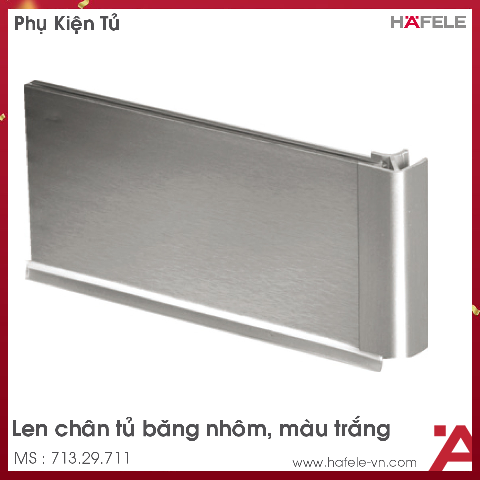 Len Chân Tủ Bằng Nhôm 4000mm Hafele 713.29.711