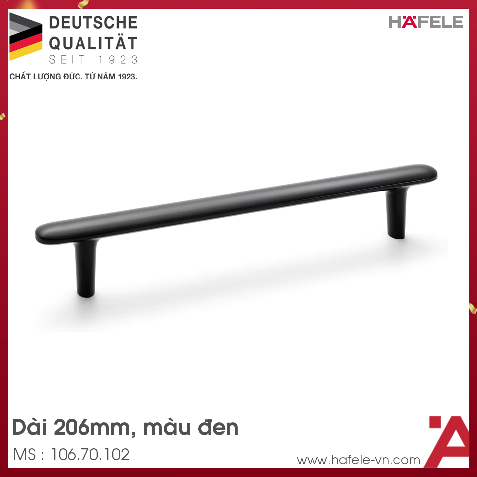 Tay Nắm Tủ 206mm H2135 Hafele 106.70.102