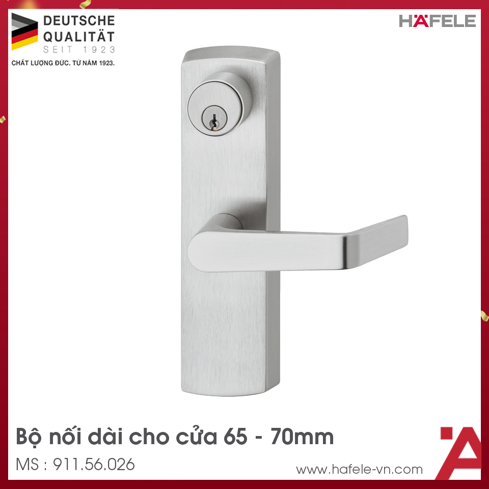 Bộ Nối Dài Cho Cửa 65 - 70mm Hafele 911.56.026
