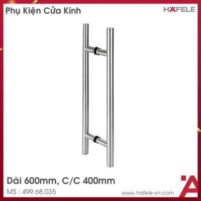 Tay Nắm Kéo Chữ H Dài 600mm Hafele 499.68.035