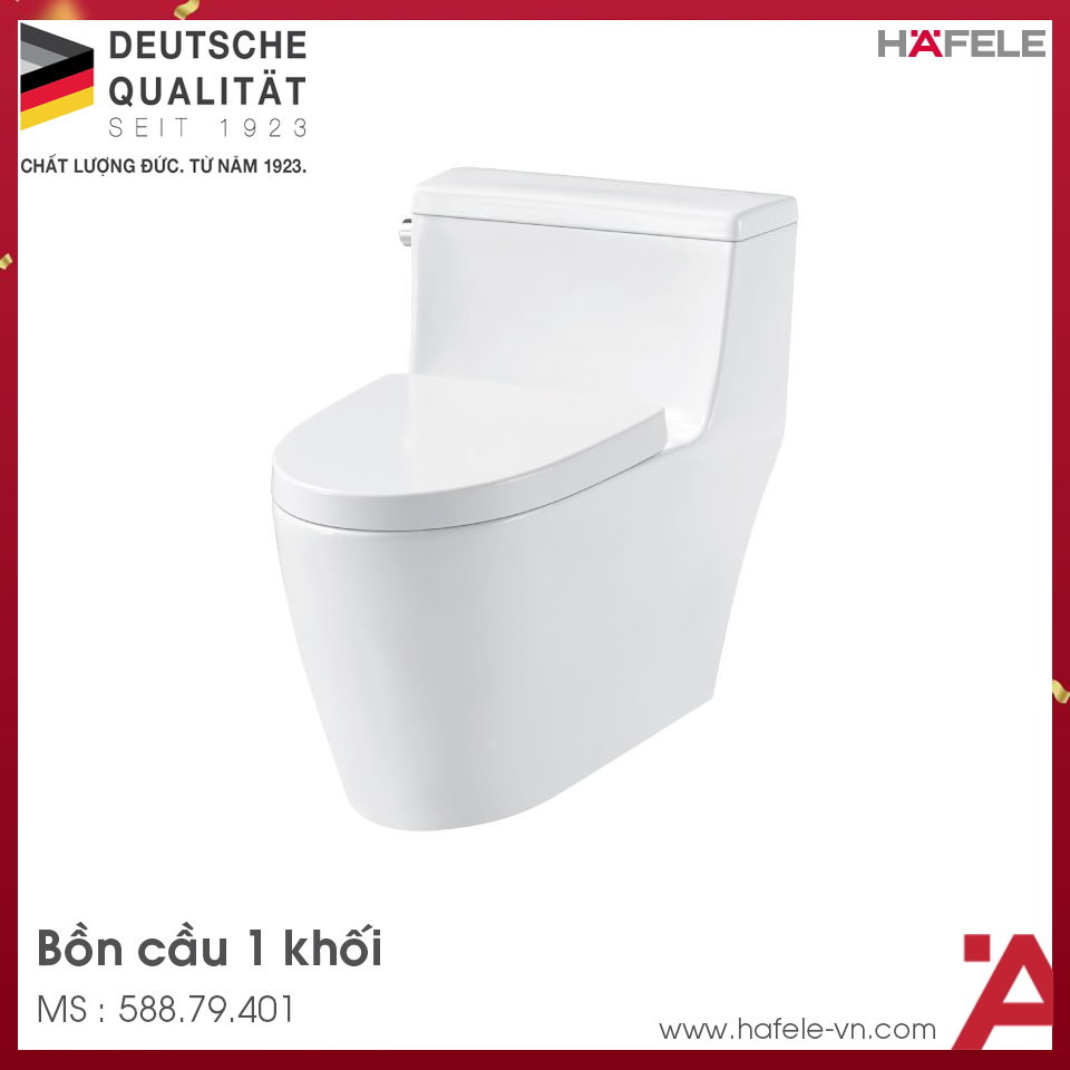 Bồn Cầu 1 Khối Iconic Hafele 588.79.401