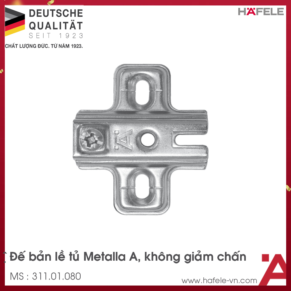 Đế Bản Lề Metalla A Hafele 311.01.080