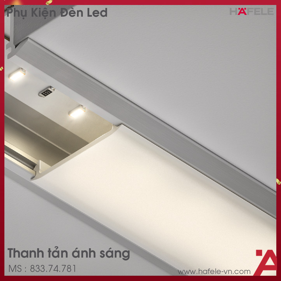 Thanh Tản Ánh Sáng Trắng Sữa Hafele 833.74.781