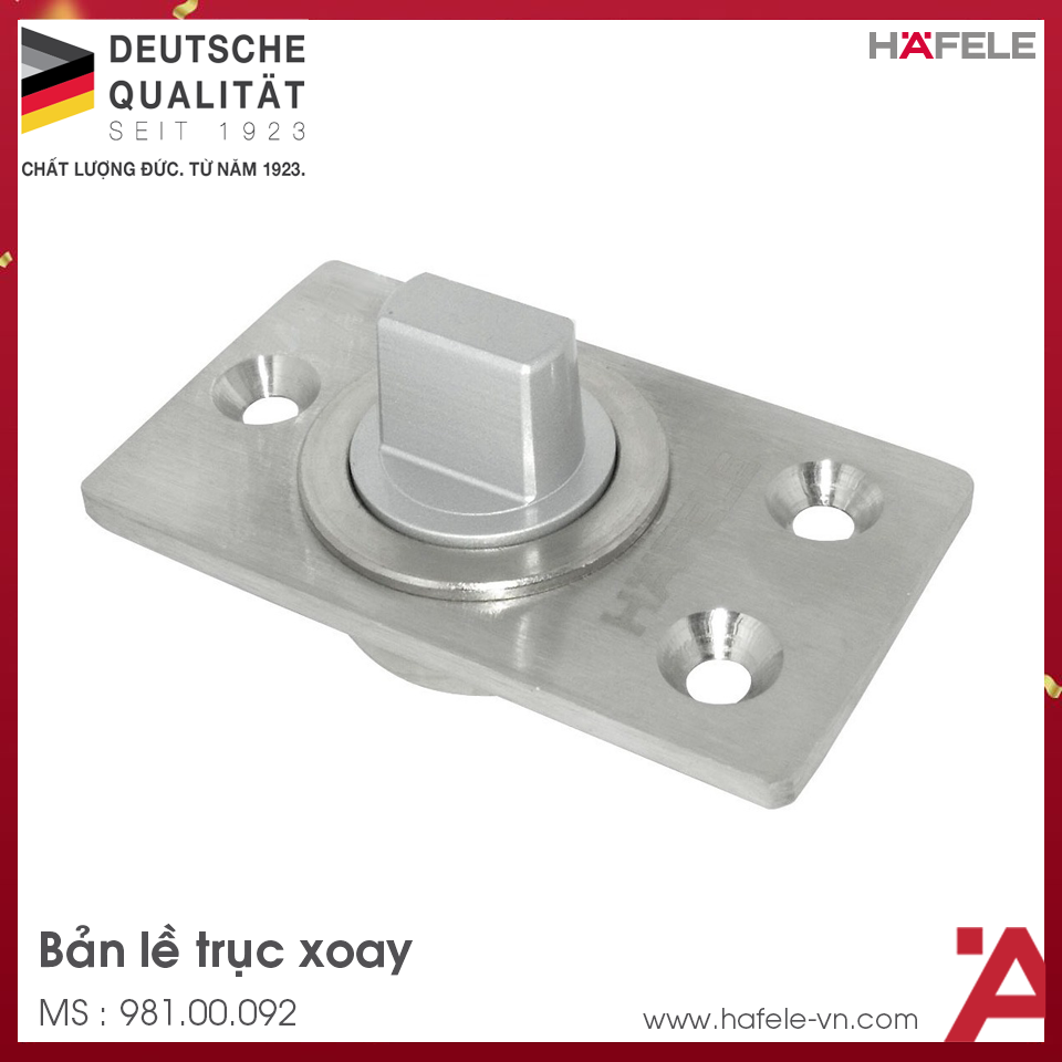Bản Lề Trục Xoay < 250Kg Hafele 981.00.092
