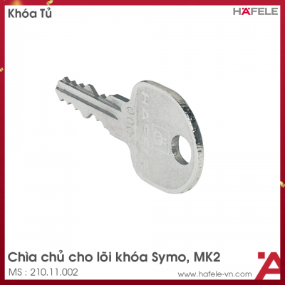 Chìa Chủ Cho Lõi Khóa Symo Hafele 210.11.002