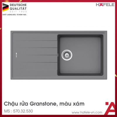 Chậu Rửa Chén Đá HS20-GED1S60 Hafele 570.32.530