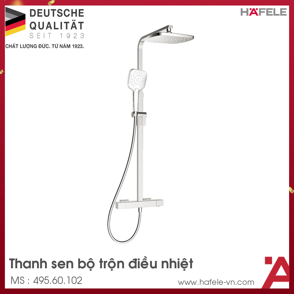 Thanh Sen Có Bộ Trộn Điều Nhiệt Intenslty 227S Hafele 495.60.102