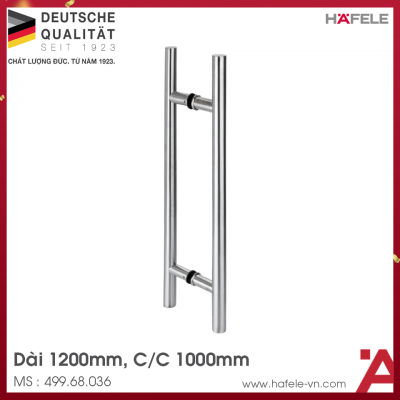 Tay Nắm Kéo Chữ H Dài 1200mm Hafele 499.68.036