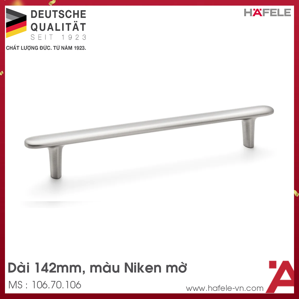 Tay Nắm Tủ 142mm H2135 Hafele 106.70.106