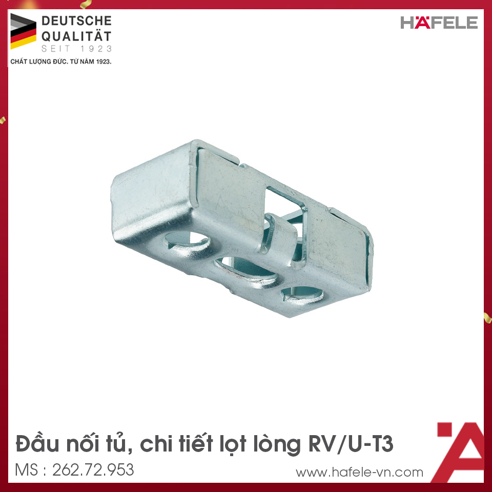 Phụ Kiện Bas Liên Kết RV/U-T3 Hafele 262.72.953