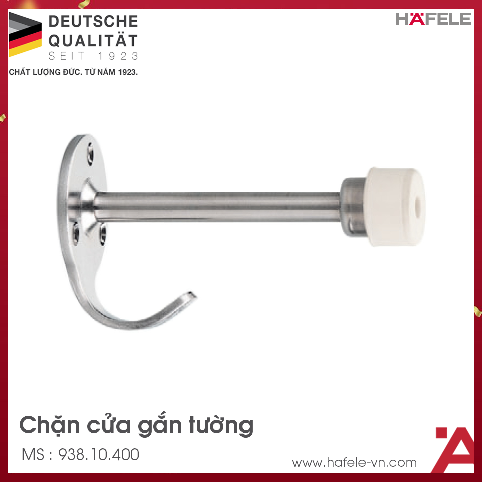 Chặn Cửa Gắn Tường Hafele 938.10.400