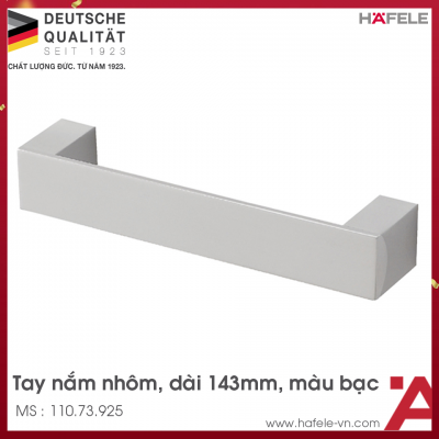 Tay Nắm Nhôm 143mm Hafele 110.73.925