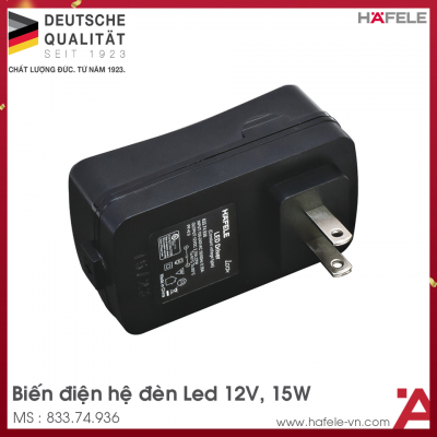 Biến Điện Đèn Led Đầu Cắm US 12V Hafele 833.74.936