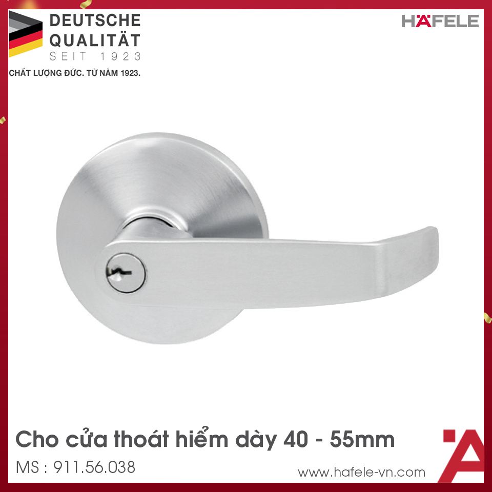 Tay Nắm Gạt Với Nắp Che Hafele 911.56.038