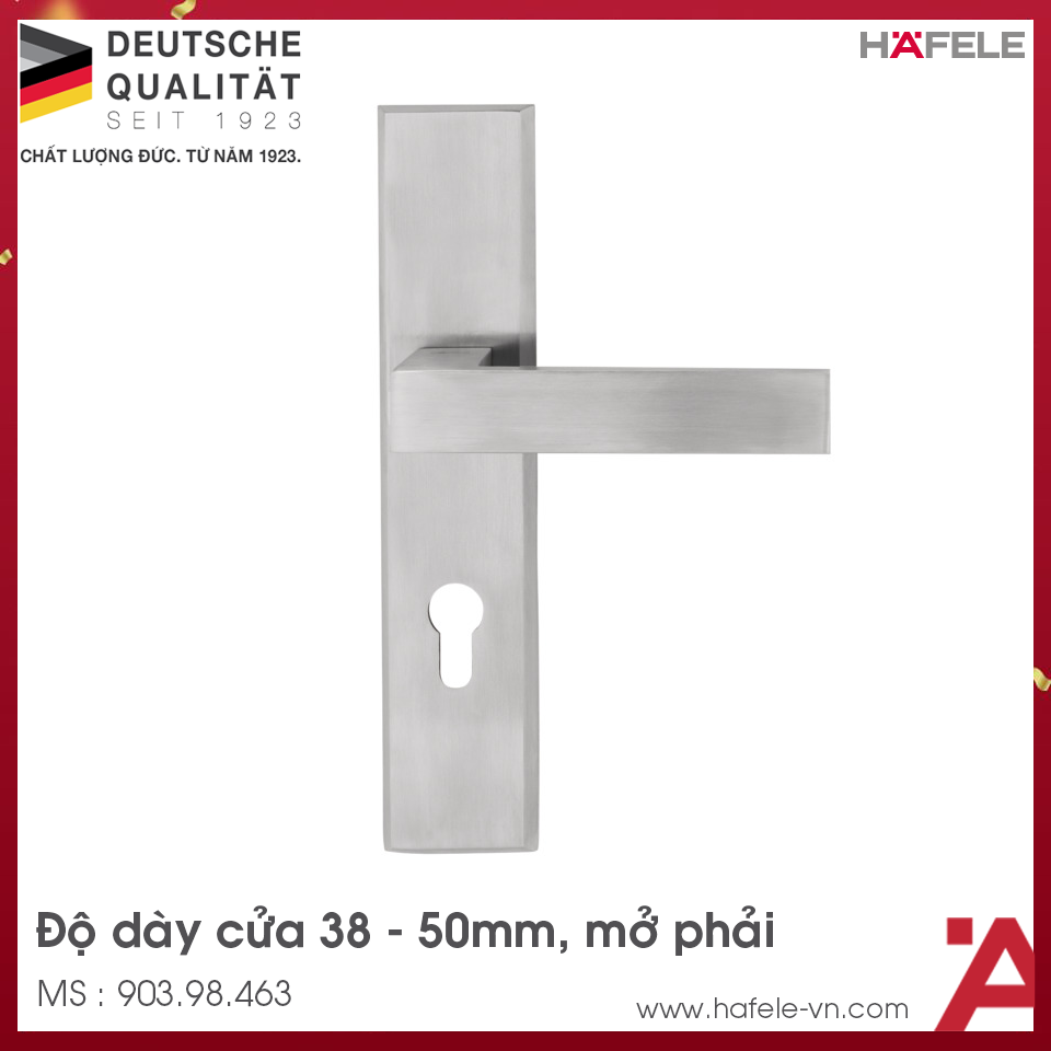 Tay Nắm Gạt Đế Dài C/C 72mm Hafele 903.98.463