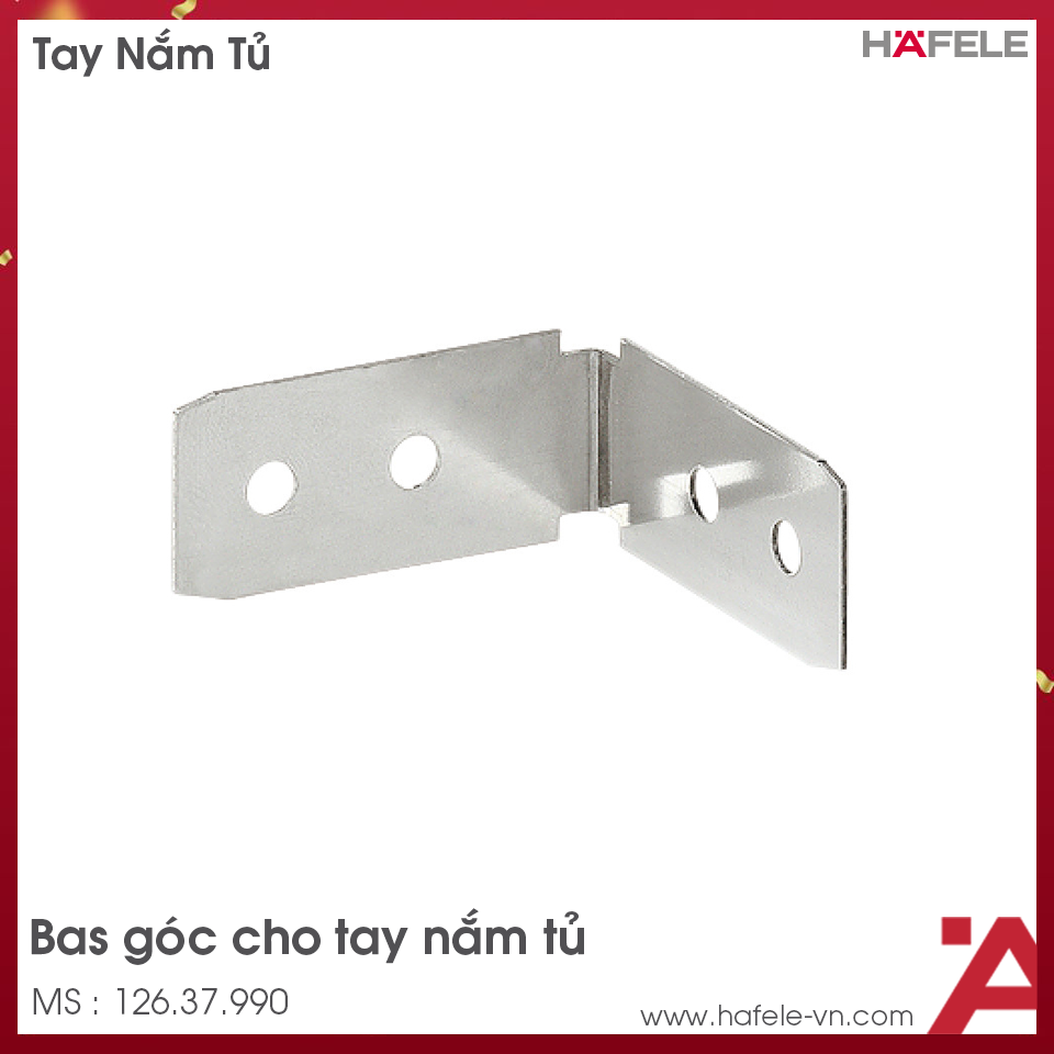 Bas Góc Cho Tay Nắm Tủ Hafele 126.37.990