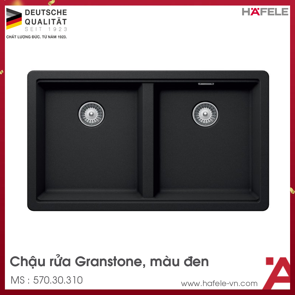 Chậu Rửa Đá HS20-GEN2S80 Hafele 570.30.310